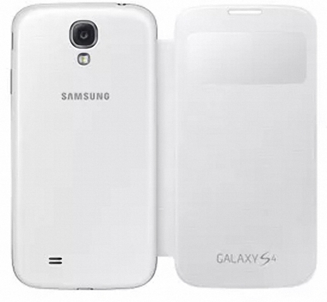 (image for) SAMSUNG GALAXY S4 GENUINE FLIP COVER CASE White
